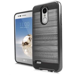 LG Aristo 2, Tribute Dynasty, LG K8 (2018) Armor Hybrid Case (Black)